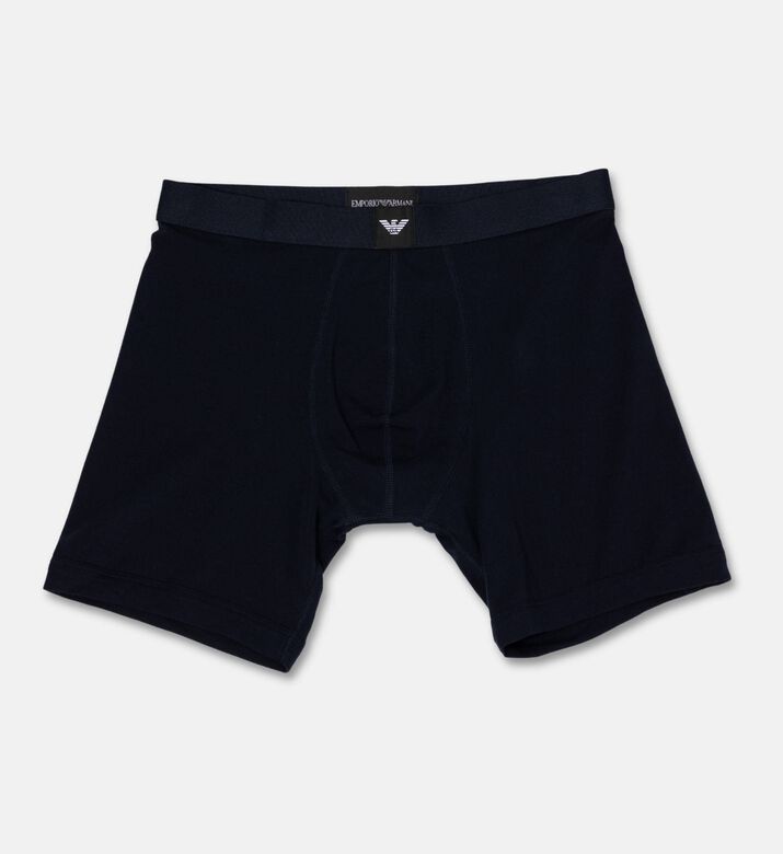 Emporio Armani Three-pack Long Trunk Briefs Set, Black, Xl, Packshot View