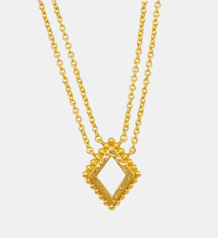 Ottoman Hands Diamond-shape Pendant Necklace, Packshot View