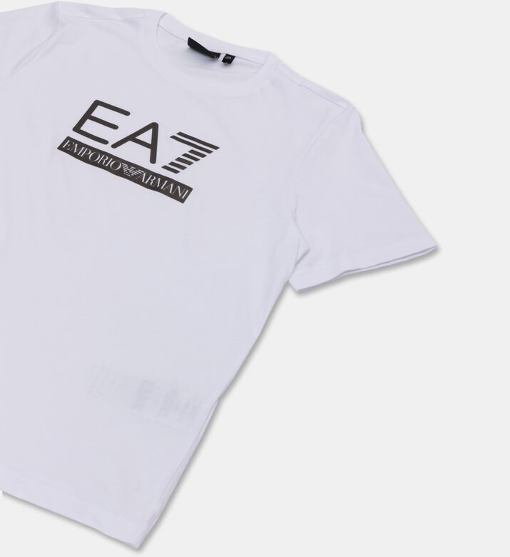 EA7 Visible Logo T-shirt, White, 12y, Packshot View