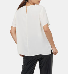 مطوي بأكمام قصيرة الأعلى