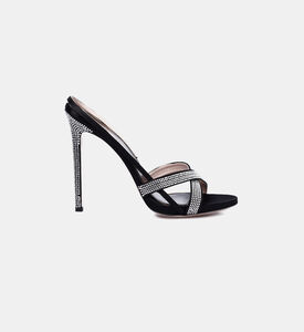 صندل كريسي بأحجار الراين بسير خلفي مفتوح