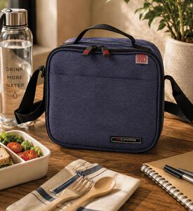 Iris Barcelona City Thermo-isolated Lunchbag, Blue, Packshot View