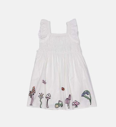Sleeveless Forest Print Dress