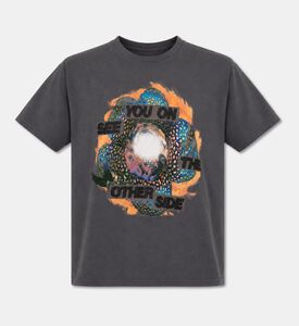 Travis Scott Psychedelic Graphic Crewneck T-shirt, Packshot View
