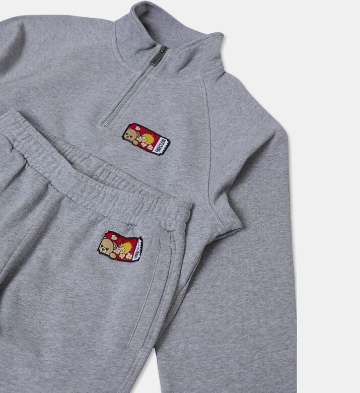 Moschino Kids Quarter-zip Sweatshirt Joggers Set, Packshot View