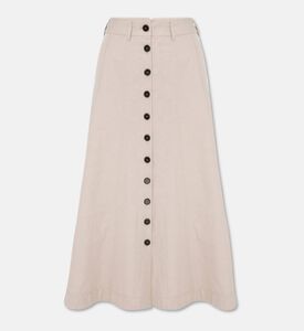 Carter and White Paulina Buttoned Down Maxi Skirt, Packshot View