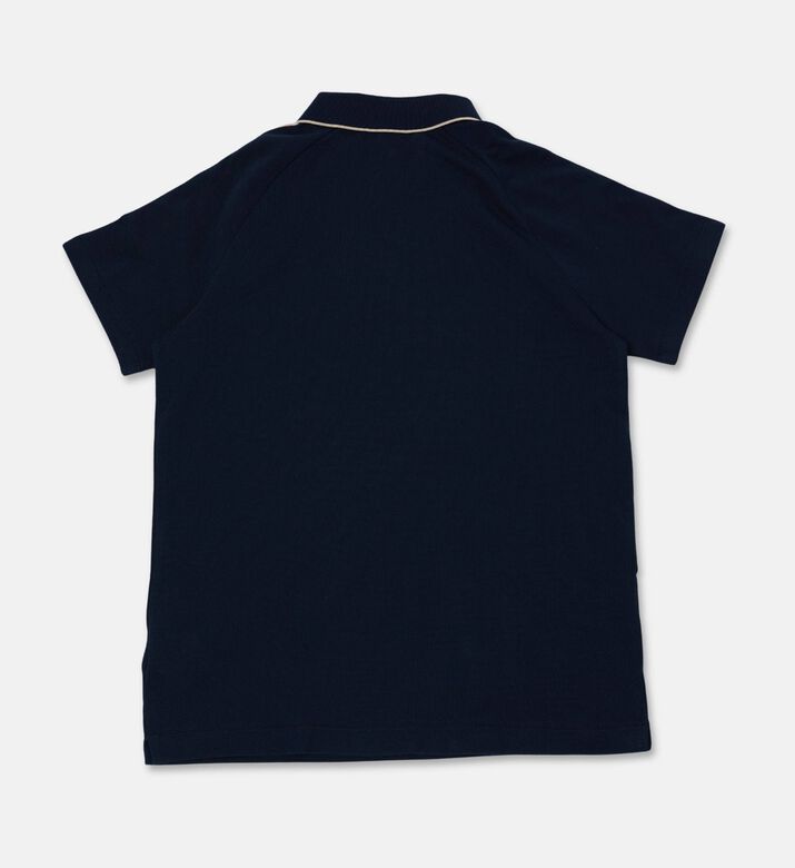 Hackett London Stripe-print Button Placket Polo Shirt, Packshot View