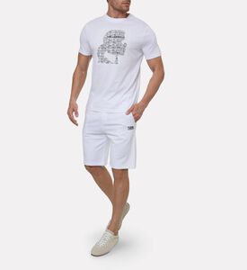 Karl Lagerfeld Cotton Jersey Graphic-print Sweatshirt, Model View