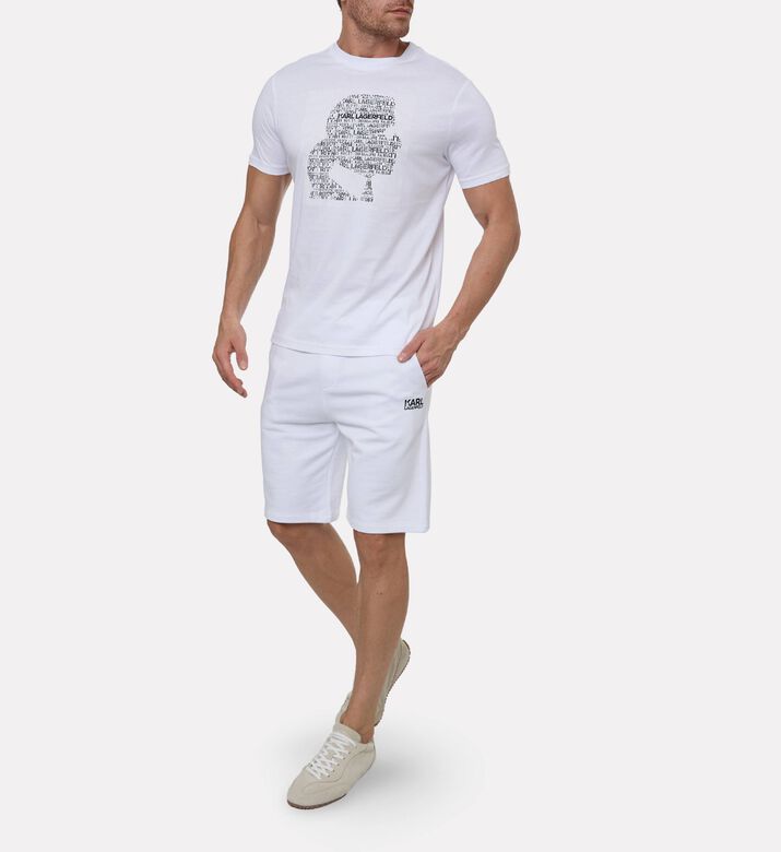 Karl Lagerfeld Cotton Jersey Graphic-print Sweatshirt, Model View