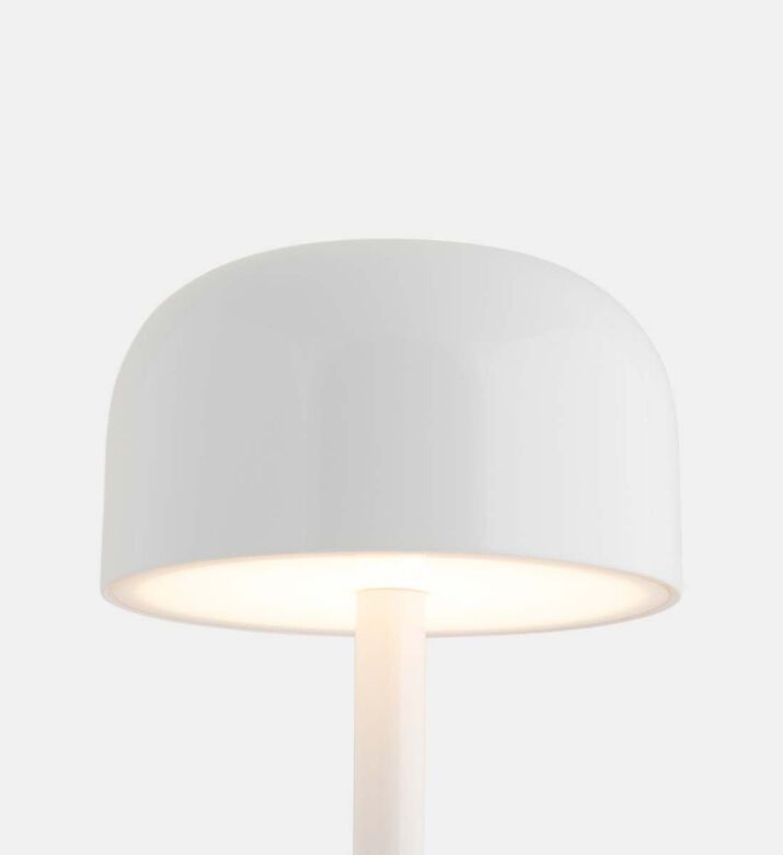 Leitmotiv James Led Table Lamp, White, Packshot View