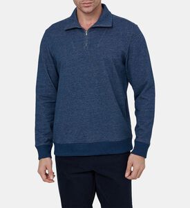 Half-zip Closure Sweatshirt