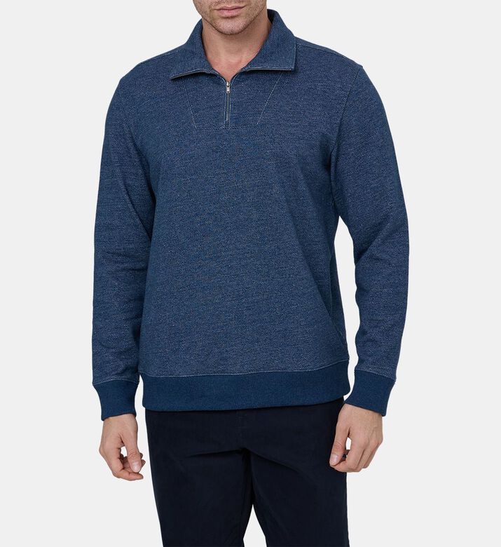 Half-zip Closure Sweatshirt