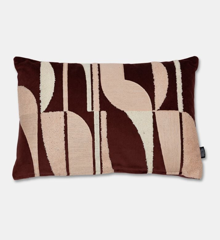 Home Deco and More Avery Boucle Chain Stitch-embroidery Cushion, Packshot View