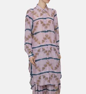 Striped Long-sleeve Button-up Shirt