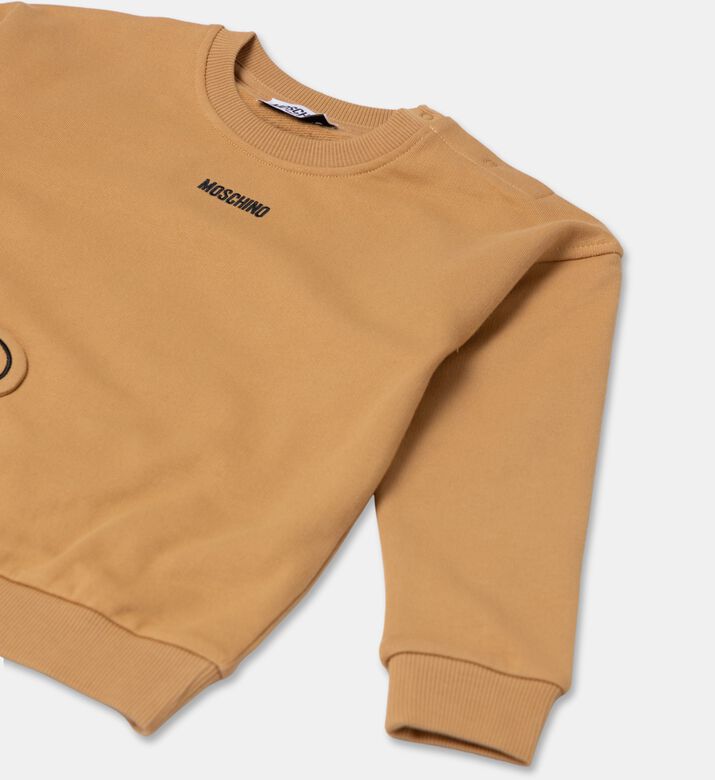 Moschino Kids Ribbed Crewneck Baby Sweatshirt, Packshot View