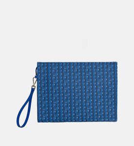 Cady Vegan Leather Zip-top Clutch