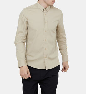 Slim Cotton Poplin Stretch Shirt