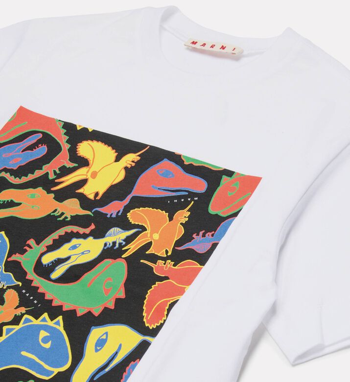 Marni Animal-print Crewneck T-shirt, Packshot View