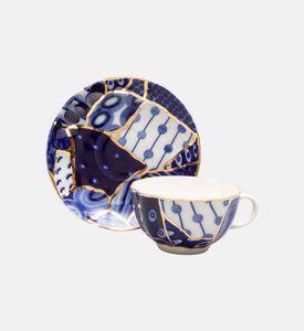 طقم أكواب بايكال الذهبية المنقط