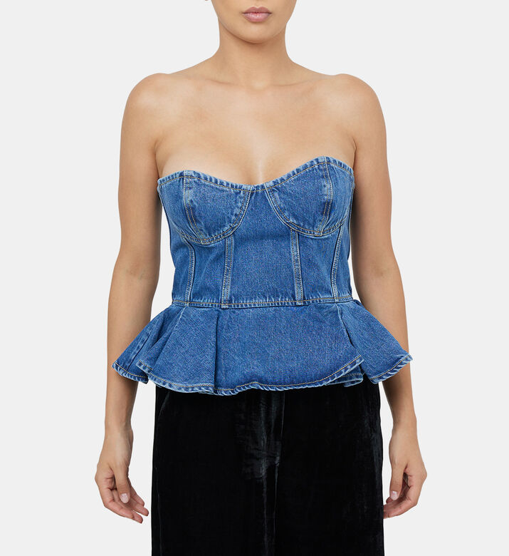 Dallas Woven Peplum Top