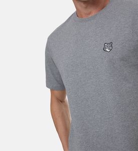 Maison Kitsune Casual Fox-embroidery T-shirt, Grey, Xl, Model View