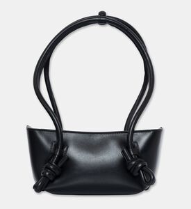 Hereu Mini Elongated Shoulder Bag, Black, Packshot View