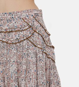 Ceola Tapestry-print Mini Skirt