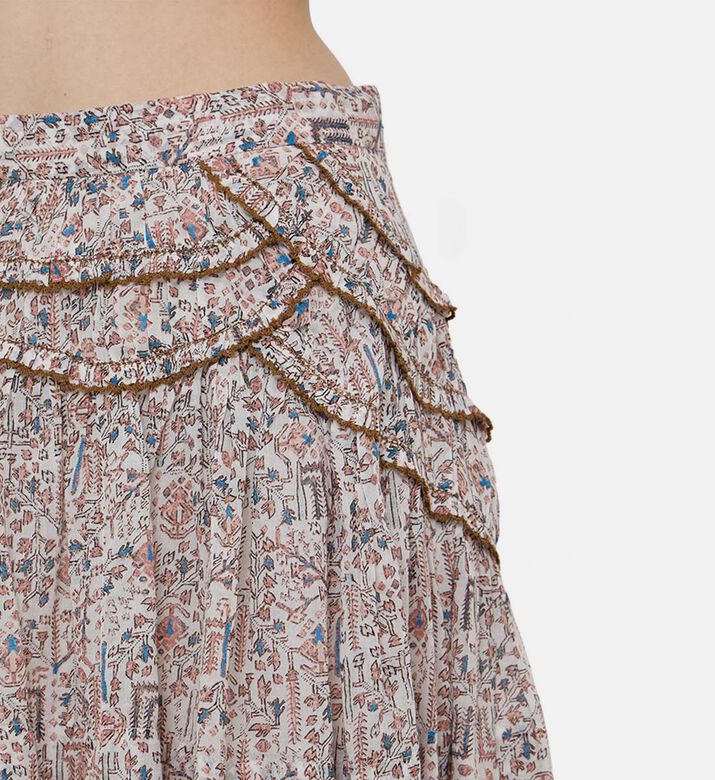 Ceola Tapestry-print Mini Skirt