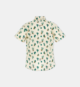 Junior Boy Cactus Logo Shirt