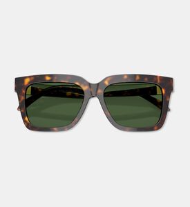 Versace Square-shaped Acetate Havanna Sunglasses, Packshot View