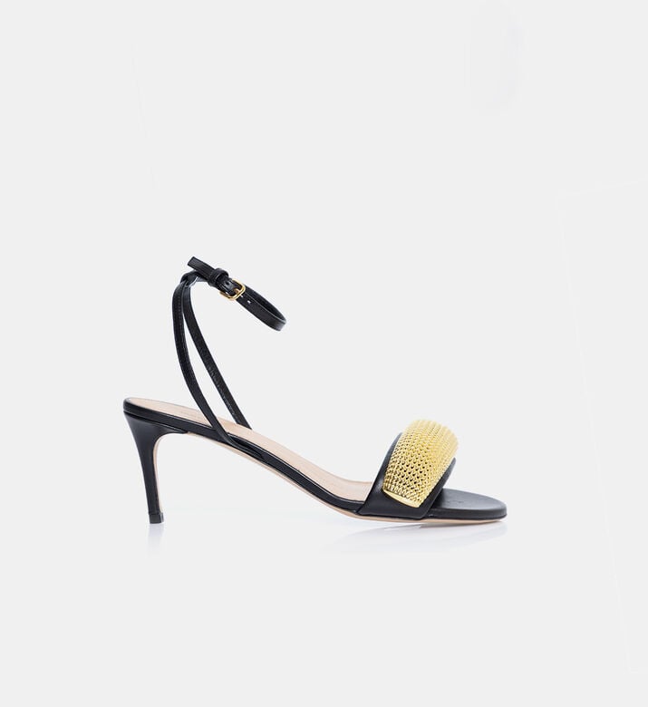 JW Anderson Popcorn Metal-strap Sandals, Packshot View