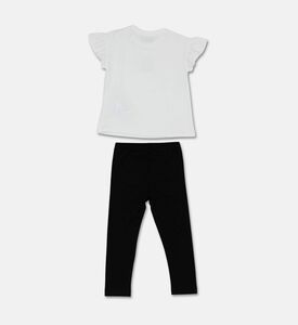 Moschino BKT Ruffled Sleeves Teddy Patch 2-piece Set, Packshot View