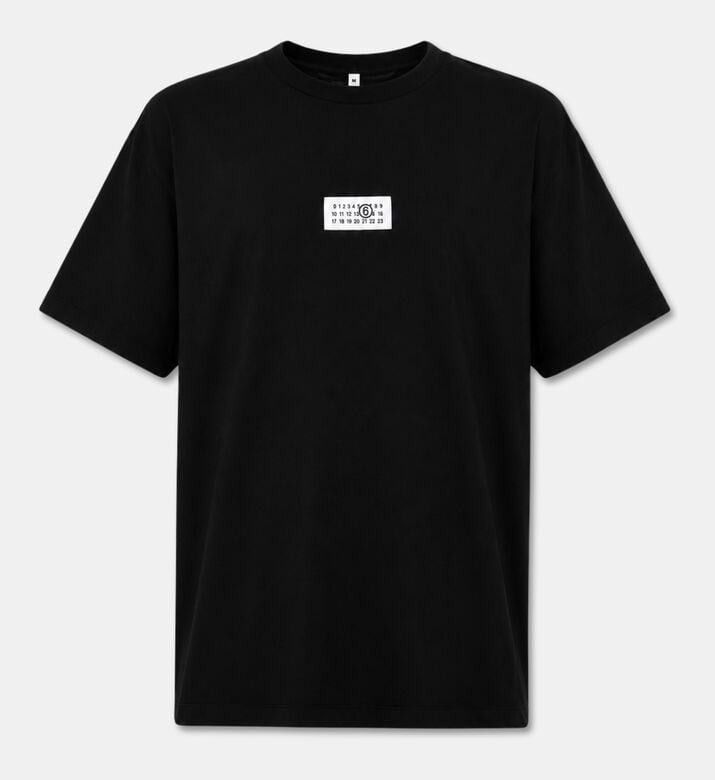 MM6 Logo-patch Crewneck T-shirt, Packshot View