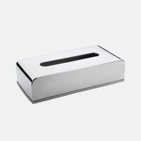 Shiny Stainless Steel Tissue Box