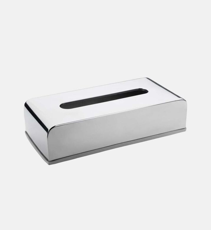 Shiny Stainless Steel Tissue Box
