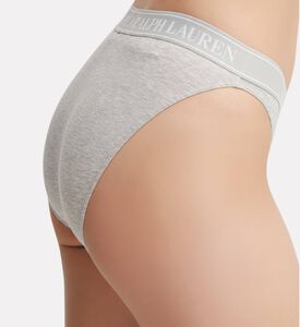 Polo by Ralph Lauren Logo Elastic Waistband High-cut Bottoms, Model View