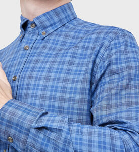 Double Face Checker Button-up Shirt