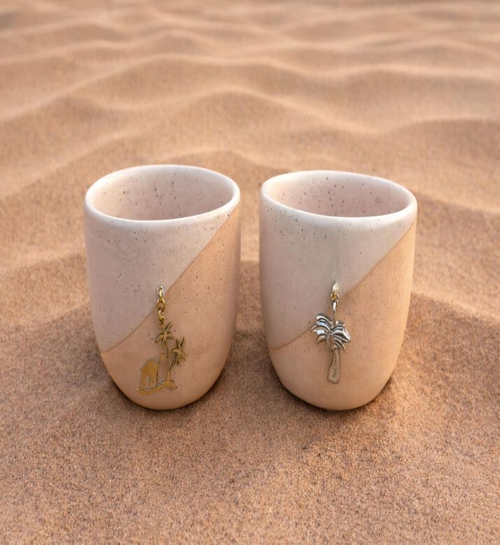 Tohfa Luxe Sahra Silver Palm Brass Charm Gift Box, Packshot View