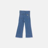 Wide-leg Denim Pants