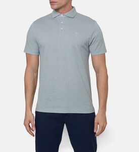 Hackett London Classic Cotton Pique Logo-embroidery Polo, Green, S, Model View