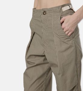 Isabel Marant Pinstripe Regular-fit Trousers, Model View