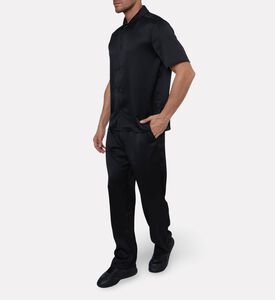 Les Deux Elastic Waistband Slip Pockets Pants, Model View