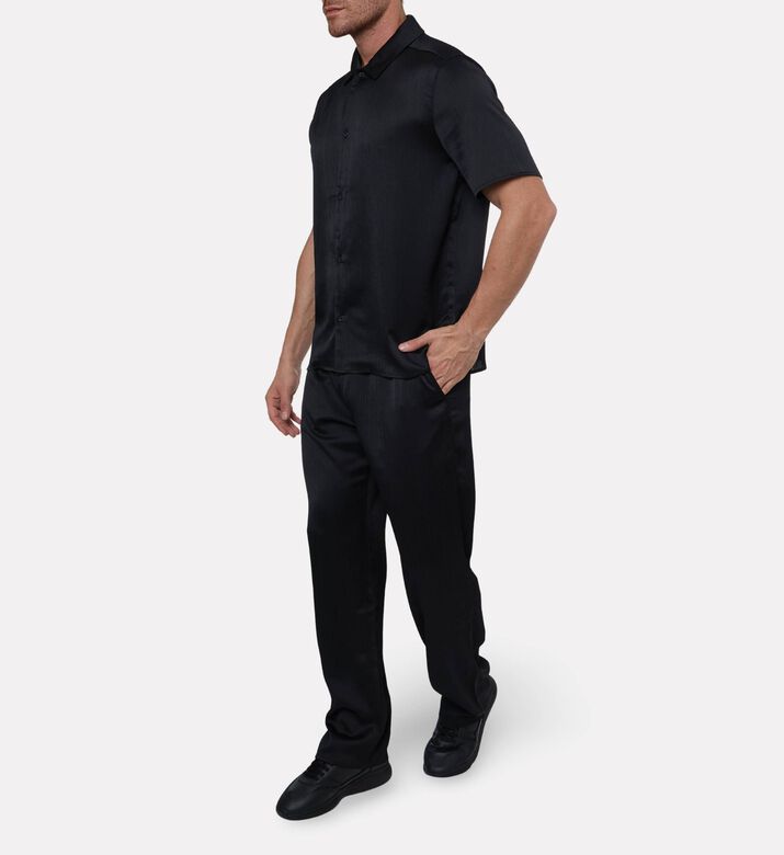 Les Deux Elastic Waistband Slip Pockets Pants, Model View