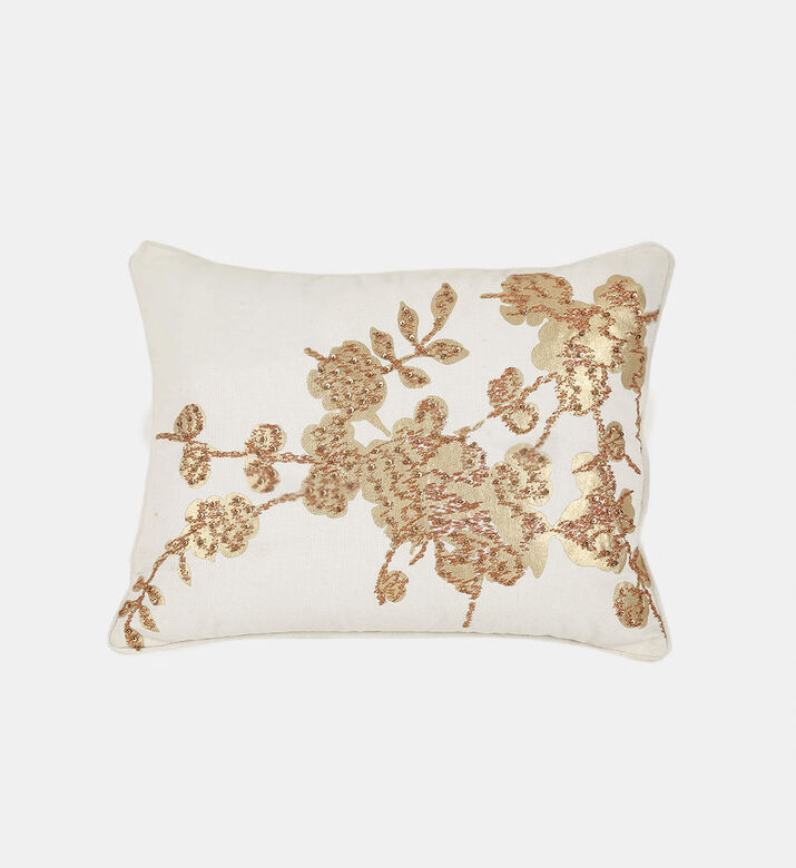 Home Deco and More Madeline Handmade Cushion, Off-white, 30x45x30-cm, Packshot View