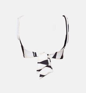 Palmacea Stripe-print Pearl Ring Top, Packshot View