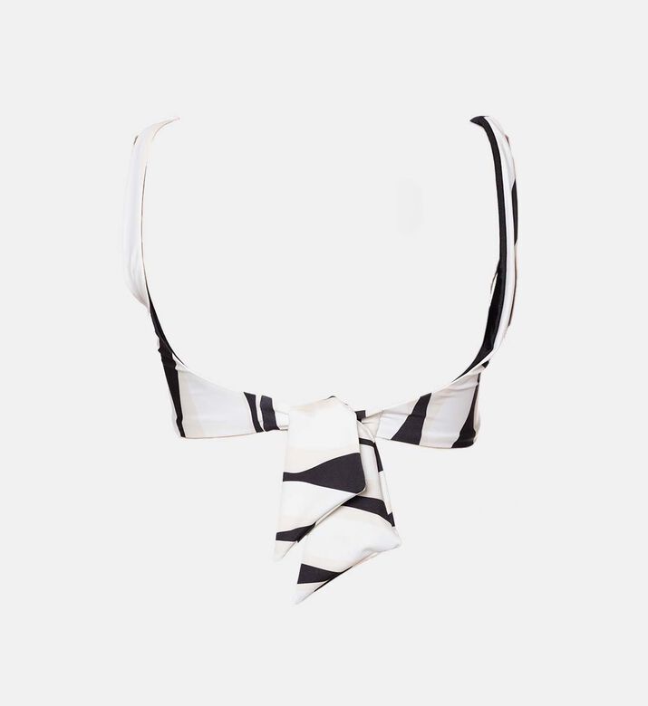 Palmacea Stripe-print Pearl Ring Top, Packshot View