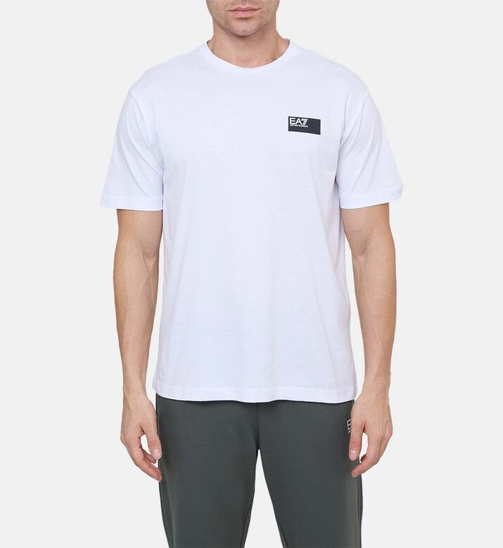 تيشيرت قطن بطبعة شعار