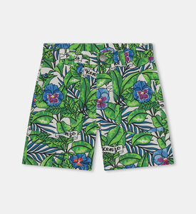 شورت برمودا بنقشة أزهار مطبوعة على كامله