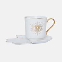 Eye Cup Hamsa Tray 2-piece Set