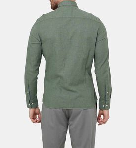 قميص بقصة ضيقة بملمس متنوع